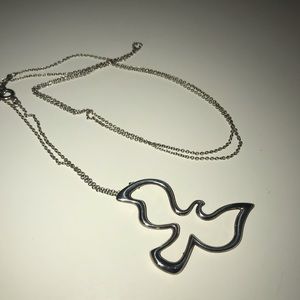 Tiffany & Co XL Paloma Picasso Dove Necklace